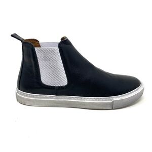 Bueno Rant Black Leather Chelsea Sneaker